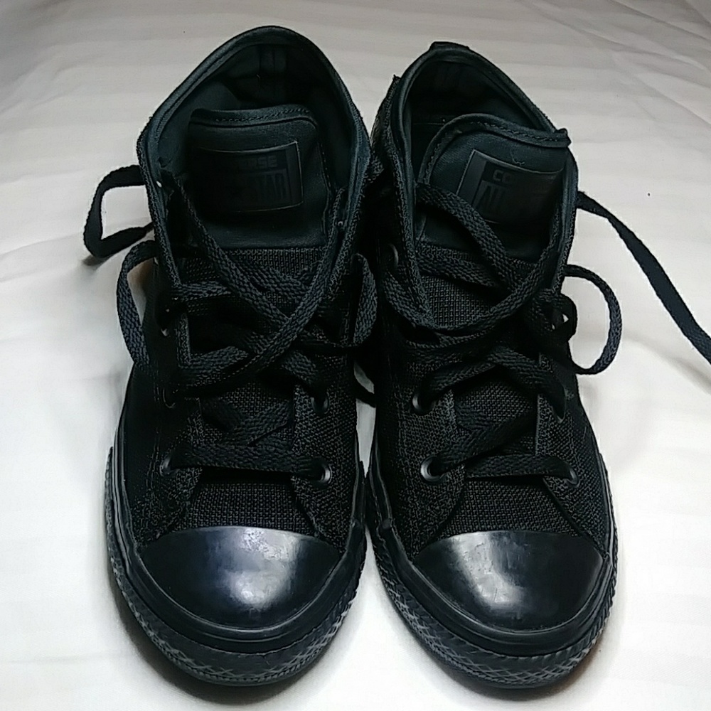 Black on Black Converse